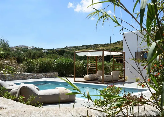 Executive Paros Aiolos Private Pool & Jacuzzi Kostos 别墅